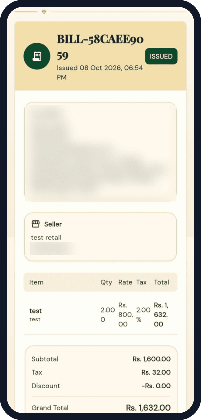 Trendiya – Retail Billing & Commerce interface preview